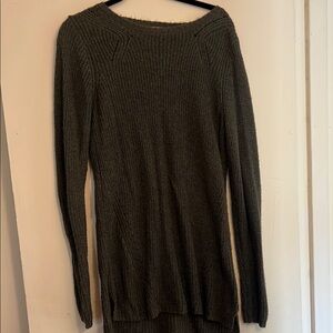 Olive Green Knit Sweater